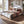Upholstered Platform Bed Frame With Curved Headboard, Wood Slats Support