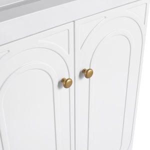 Modern Freestanding Bathroom Vanity With Soft Close Cabinet Doors