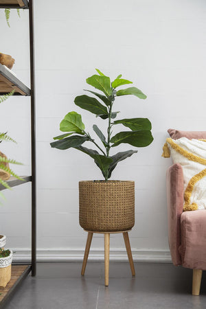 20x16x35" Artificial Fiddle-Leaf Fig Potted Plant