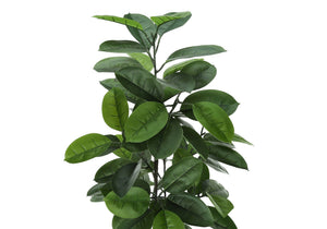 52" Tall Artificial Rubber Tree Plant - Indoor Faux Greenery