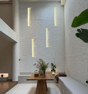 3D Faux Stone Wall Panels - 12 PCS PU Wainscoting Panel