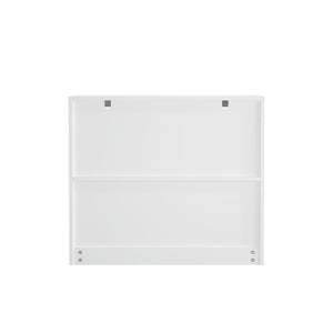Toy Storage Organizer With Large Drawer And Low Bookshelf For Nursery & Playroom - White