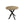 Round Dining Table For 2 - 4 People, Compact Kitchen Or Dining Room - Rustic Brown