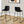 Bar Height Office Chair with Curved Backrest and Leather-Look Upholstery