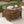 Solid Wood Round Glass Top Coffee Table with Storage Drawer