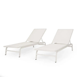 Finn Contemporary Chaise Lounge for Outdoor Relaxation