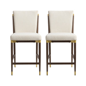 Modern Armless Counter Stool - Set of 2
