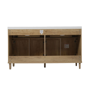 Bathroom Vanity With Double Sink, Large Storage Space