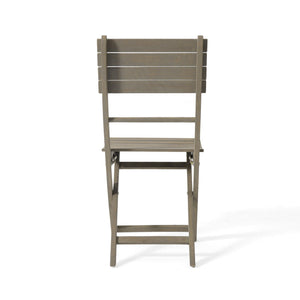 Positano - 4 Piece Foldable Chair Set in Gray