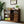 Sideboard with 2 Sliding Striped Glass Doors