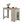 Alonzo - Small Space Counter Height Dining Table With Cabinet And Drawer Storage