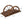 Wooden Garden Bridge Arc Footbridge With Half Wheel Railings Solid Fi - Brown