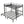 Modern Metal Triple Bunk Bed With Vertical Ladder, Safety Rail, And Storage Shelf - Black
