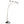 Floor Lamp With Dome Shades Lighting With 5 Round Shades - Silver