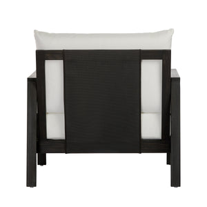 Outdoor Club Chair with Acacia Wood Frame