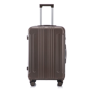3 Piece ABS Spinner Wheel Luggage Set (Brown)