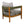 Acacia Wood Outdoor Club Chair with Handwoven Rope Accents