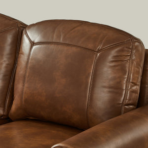Breathable Faux Leather Sofa For Living Room
