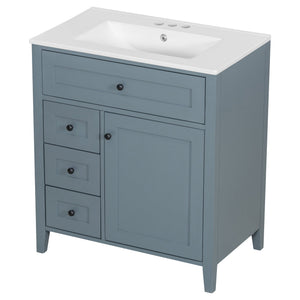 30-Inch Bathroom Vanity with Storage