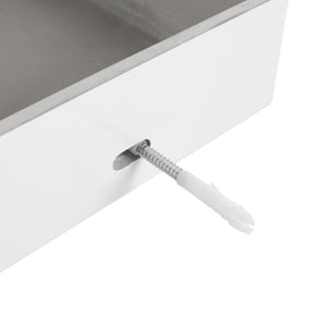 Modern Wall Mounted Bathroom Vanity With Resin Sink And Side Cabinet, Soft Close Drawer, Imitative - Imitative Oak