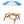 3-In-1 Kids Outdoor Wooden Picnic Table With Umbrella