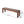 Acacia Wood Outdoor Bench with Beautiful Slat Paneling - Dark Brown