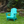 Adirondack Folding Chair with Dual Cup Holders - Lake Blue