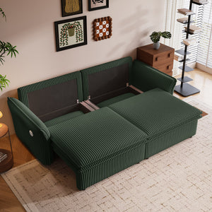 Multi-Functional 85-Inch Convertible Sofa Bed