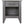 Roller Drawer Glides Nightstand