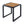 Outdoor Side Table with Teak Wood Top