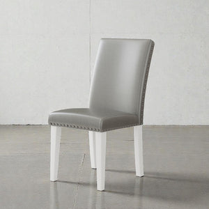 Upholstered Dining Chair With High Back Design (Set of 2)