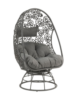 Hikre Clear Glass Patio Furniture Set