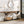 Console Table With 2 Tier Storage And Half Moon Frame For Hallway - Brown / Black