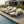 Black Iron & Teak Finish Chaise Lounge Set
