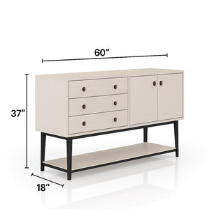 Server With Base - White