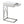 Accent Table, C-Shaped Glossy Contemporary & Modern - White