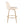 Toriano - Contemporary, Fixed Height Counter Stool With Swivel With Round Footrest (Set of 2)