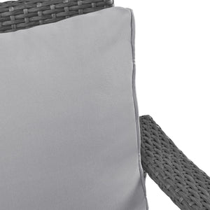 Honolulu Loveseat - Gray / Silver