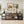 TV Stand For TVs, Extra Long With 3 Tier Ventilated Shelves - Rustic Brown