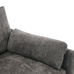 Cozy Upholstered Cushion Loveseat Sofa For Living Room