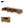 TV Stand, L Shaped Handle Entertainment Console With Storage - Natural