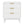 3 Drawer Dresser with Fluted Panel Design