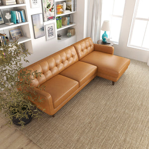 Allison - Mid-Century Modern Sectional Sofa Chaise