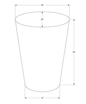 Drum Accent Side Table, Elegant Design