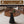 Round Dining Table for 2-4 People - Black / Brown