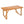 7 Pieces Acacia Wood Outdoor Dining Set with Blue Cushions