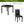5 Pieces Wooden Dining Table Set, Square Table And 4 Upholstered Chairs