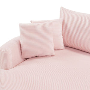 Oversized Double Chaise Lounge Sofa With USB Ports