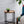 Round Side Table With Wood Top, End Table For Living Room Bedroom - Black Brown