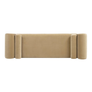 Mason 60.5" Arched Arm Bench with Bolster Pillows